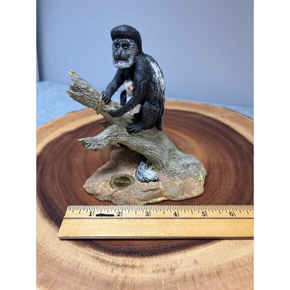 Limited Edition 1990 Novellino William Holden Wildlife Foundation Monkey Figurin - Picture 10 of 10